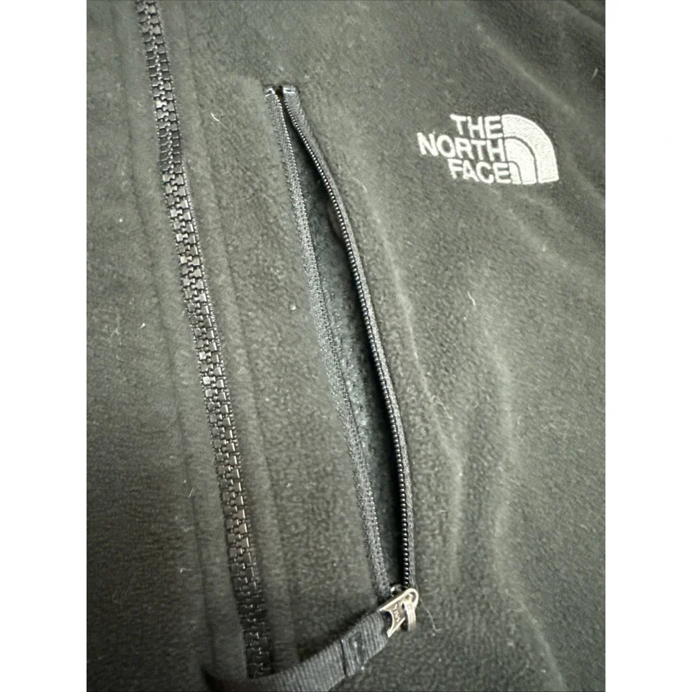The North Face Glacier Mens Fleece Black Full Zip Warm Durable Jacket Coat Sz XL